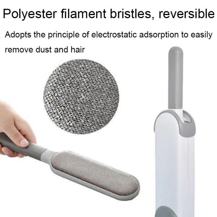 Clothes Sofa Dust Remover Household No-wash Double-sided Electrostatic Hair Removal Brush, Color: L Blue