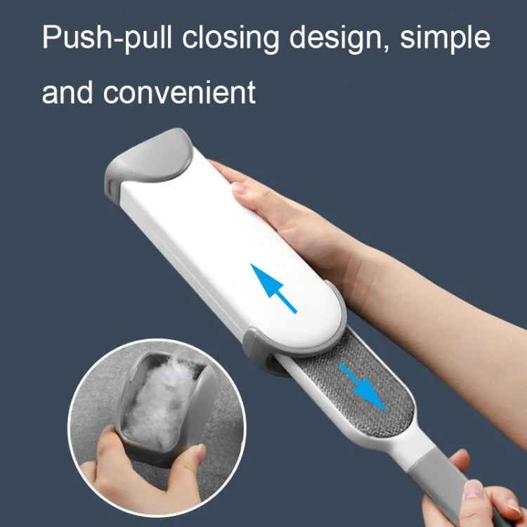 Clothes Sofa Dust Remover Household No-wash Double-sided Electrostatic Hair Removal Brush, Color: L Blue