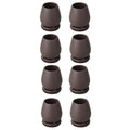 1.25 inch 8pcs /Set 15 Degree Tilt Table And Chair Feet One-Piece Shock-Absorbing Protective Cover For Chairs(Round)