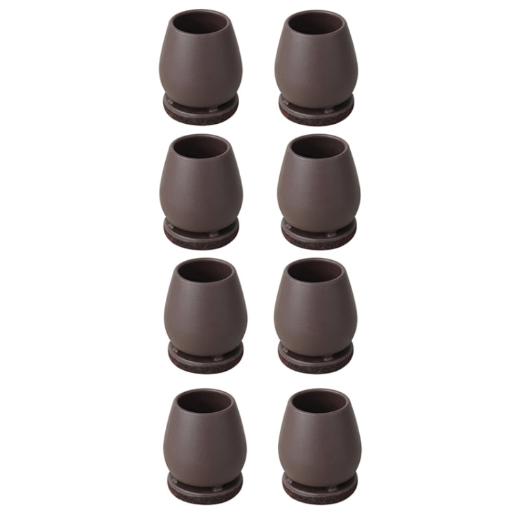 1.25 inch 8pcs /Set 15 Degree Tilt Table And Chair Feet One-Piece Shock-Absorbing Protective Cover For Chairs(Round)