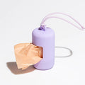 Pet Poop Bag Dispenser Dog Toilet Bowl Dispenser For Waste Bags(Purple)