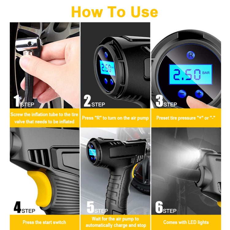 Wired Pointer Model 120W  Car Air Pump Compressor Tire Inflator Equipment