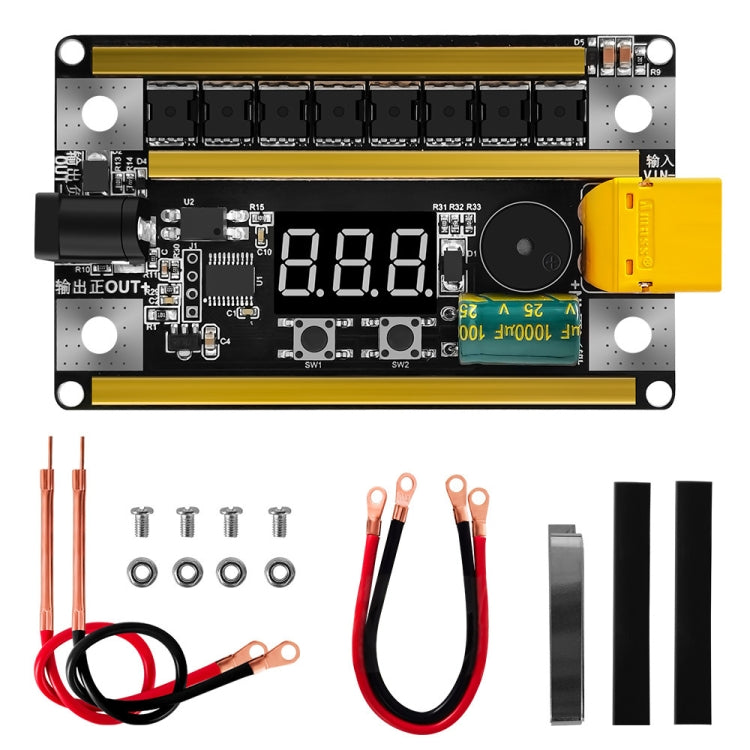 GX591 Full Functional Version 12V Handheld Portable 18650 Mobile Lithium Battery Point Welding Machine, Style: Without Shell