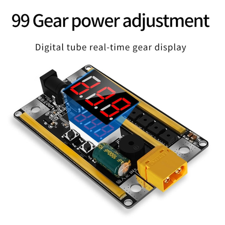 GX591 Full Functional Version 12V Handheld Portable 18650 Mobile Lithium Battery Point Welding Machine, Style: Without Shell