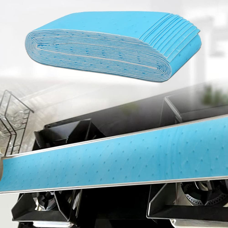10pcs /Pack Disposable Oil Groove Suction Paper for Cooker Hoods, Spec: 10x90cm Thickened