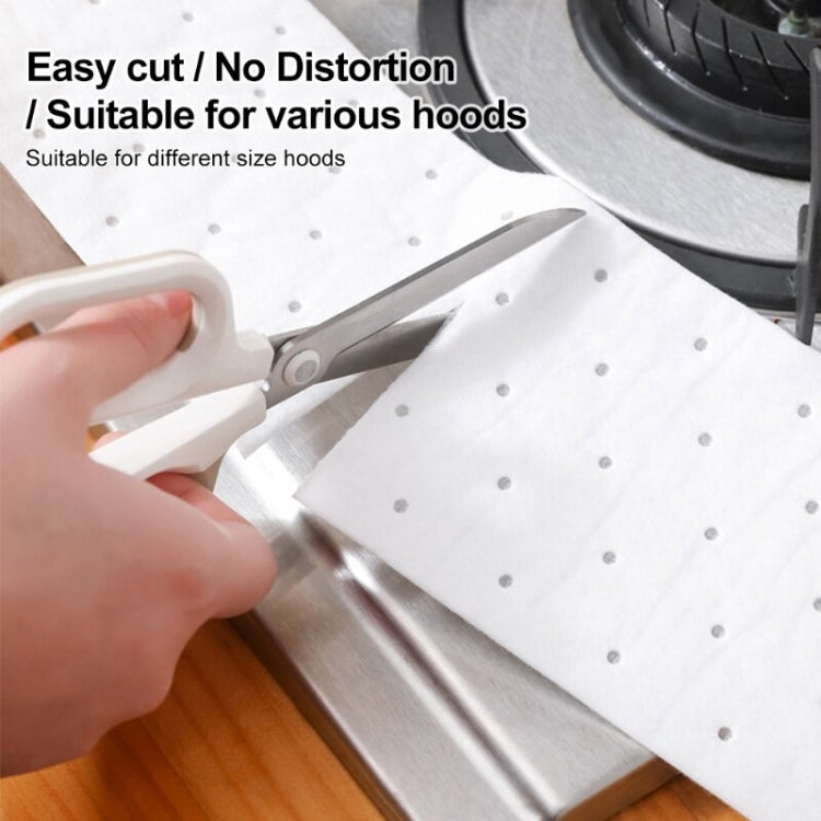 10pcs /Pack Disposable Oil Groove Suction Paper for Cooker Hoods, Spec: 10x90cm Thickened