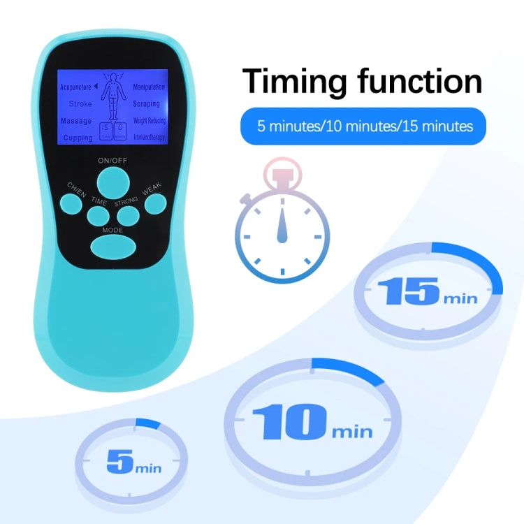 Multifunctional Low Frequency Pulse Meridian Physiotherapy Massage Instrument, Color: White Standard