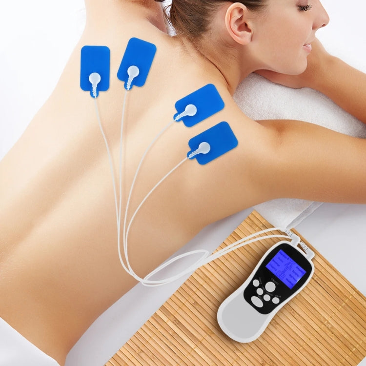 Multifunctional Low Frequency Pulse Meridian Physiotherapy Massage Instrument, Color: Blue Upgrade