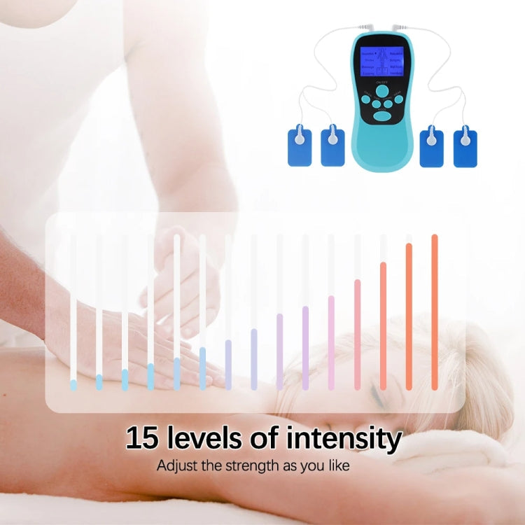 Multifunctional Low Frequency Pulse Meridian Physiotherapy Massage Instrument, Color: White Standard