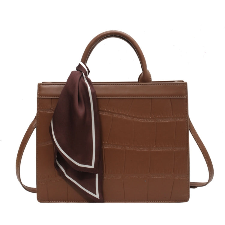 Women Fall And Winter Crossbody Bag Versatile Handbag, Color: Khaki Large