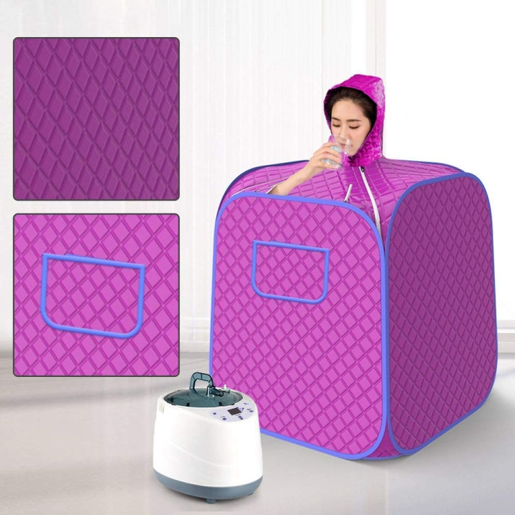 1000W Portable Steam Sauna Spa With Pot Set Weight Loss Skin Spa Machine UK Plug 220V(Blue and White)