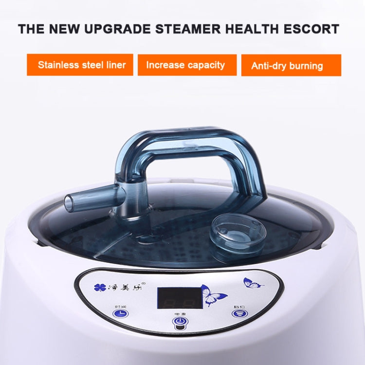 1000W Portable Steam Sauna Spa With Pot Set Weight Loss Skin Spa Machine UK Plug 220V(Blue and White)