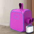 Dual Person Portable Steam Sauna Spa With Pot Set Weight Loss Skin Spa Machine US Plug 110V(Purple)