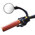 Motorcycle Wide View Rear View Mirror Bicycle Reflector, Color: Round Left