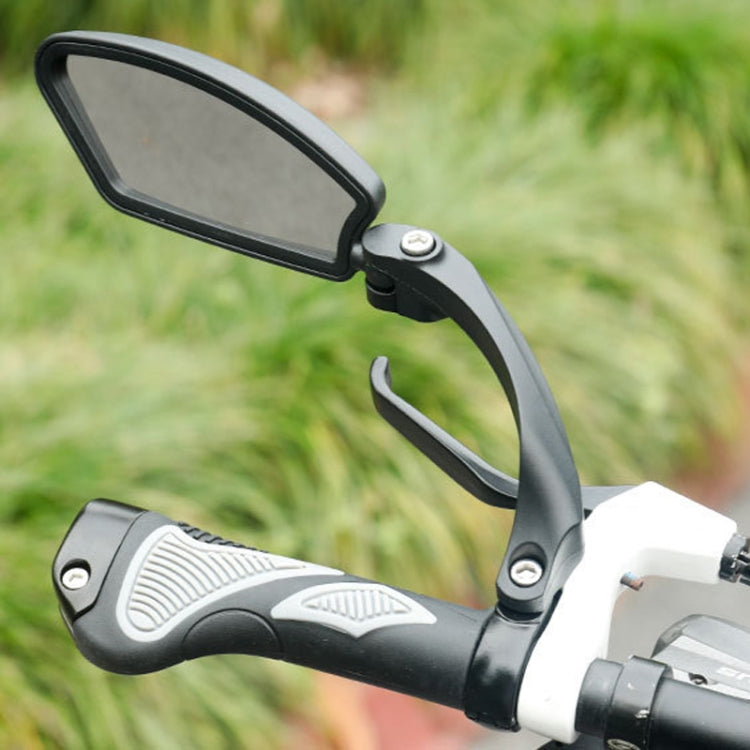 Motorcycle Wide View Rear View Mirror Bicycle Reflector, Color: Round Left