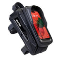 WILD MAN M30 1L Hard Shell Mountain Bike Front Beam Bag TPU Touch Screen Cycling Equipment Bag(Black)
