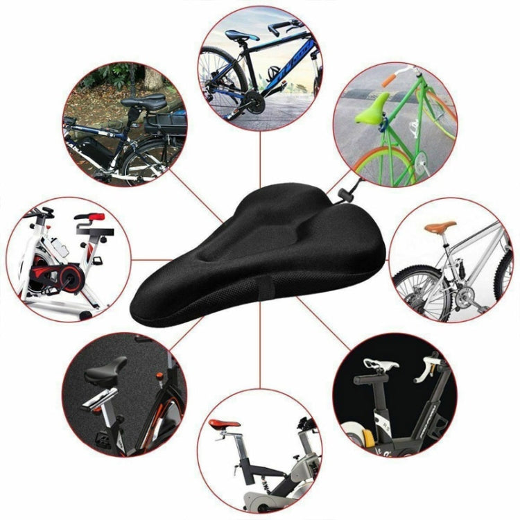 Bicycle Cushion Covers Cycling Gear Accessories, Color: Black