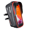 WILD MAN ES12X 1LEVA Hard Shell Bicycle Bag Cycling Phone Touch Screen Front Beam Bag, Color: Red