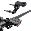 Bicycle Light Stand Cycling Headlight Clip Accessories(Black)