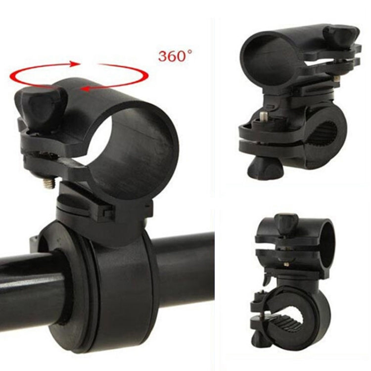 Mountain Bike Light Stand Cycling Equipment Flashlight Stand(Black)