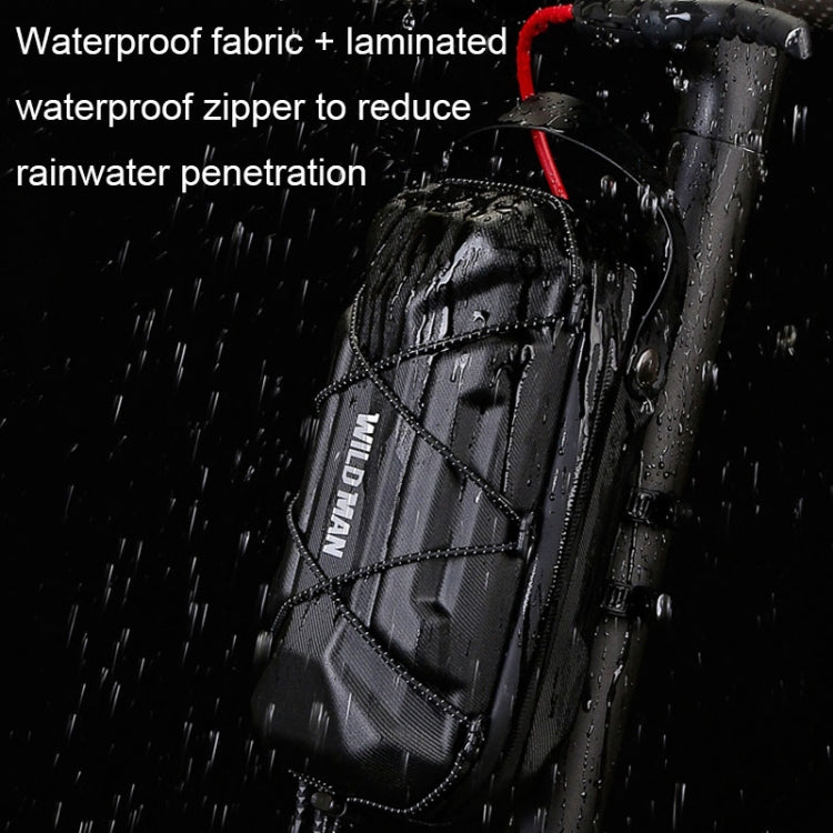 WILD MAN GD6X 2L Electric Scooter EVA Hard Shell Hanging Bag Folding Bike Bag(Black)