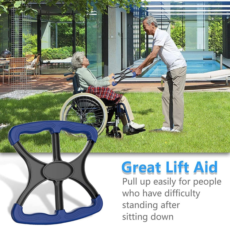 Standing Aid And Handicap Bar With No-Slip Grip Handle For Elderly Disabled(Blue)