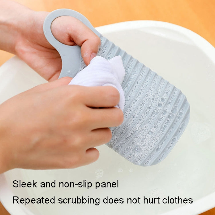 Foldable Soft Silicone Laundry Board for Home Use(Grey)