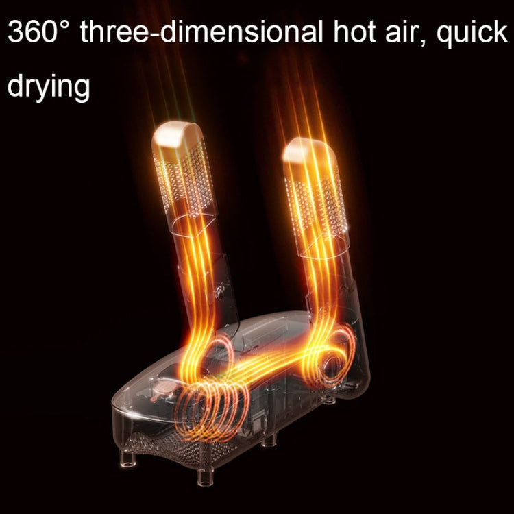 YM-102 Smart Timing UV Purple Light Sterilization Deodorization Dryer Portable Shoe Dryer(US Plug)