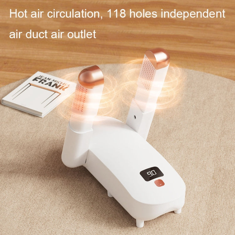 YM-102 Smart Timing UV Purple Light Sterilization Deodorization Dryer Portable Shoe Dryer(US Plug)