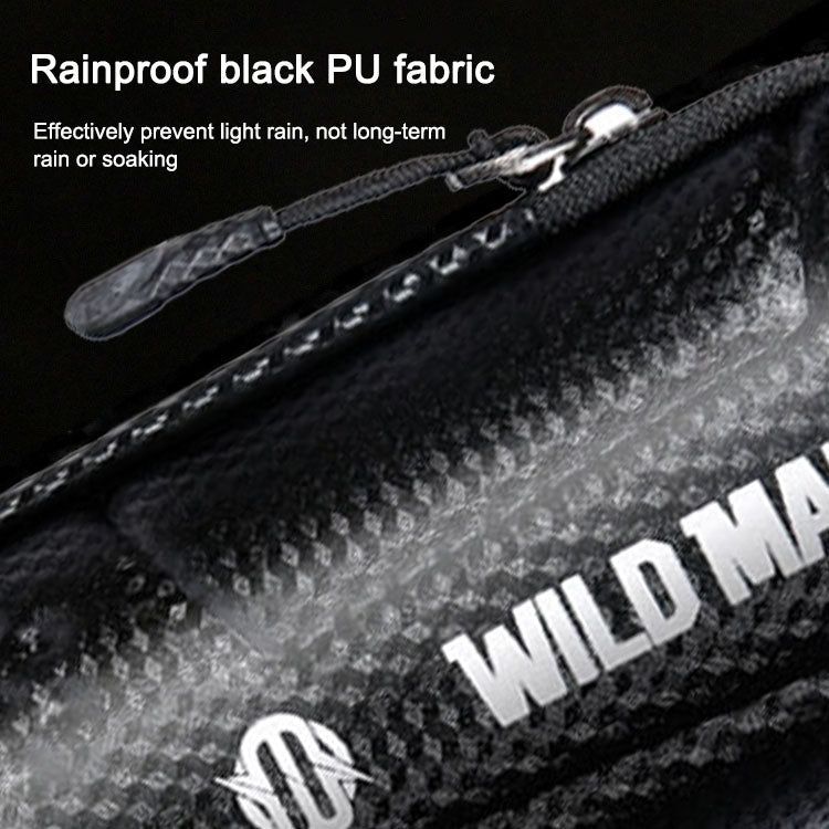 WILD MAN E3 EVA Hard Shell Bicycle Tool Storage Bag Cycling Equipment(Carbon Pattern)