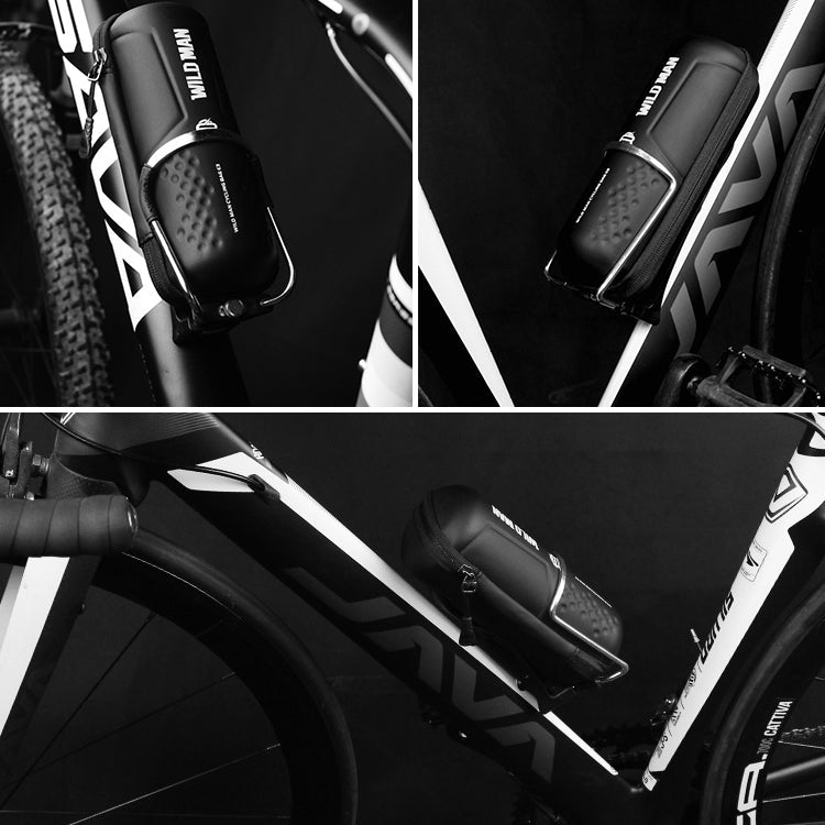 WILD MAN E3 EVA Hard Shell Bicycle Tool Storage Bag Cycling Equipment(Carbon Pattern)