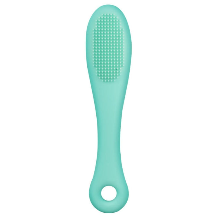 Pet Cats Dog Cleaning Comb Chin Teeth Cleaning Brush Silicone Brush(Green)