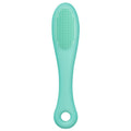 Pet Cats Dog Cleaning Comb Chin Teeth Cleaning Brush Silicone Brush(Green)