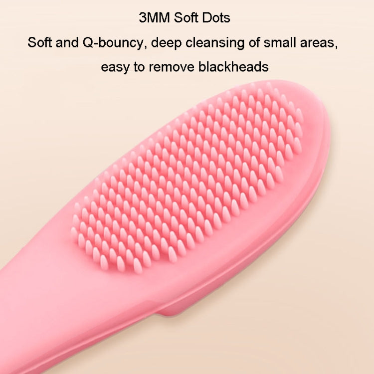 Pet Cats Dog Cleaning Comb Chin Teeth Cleaning Brush Silicone Brush(Green)