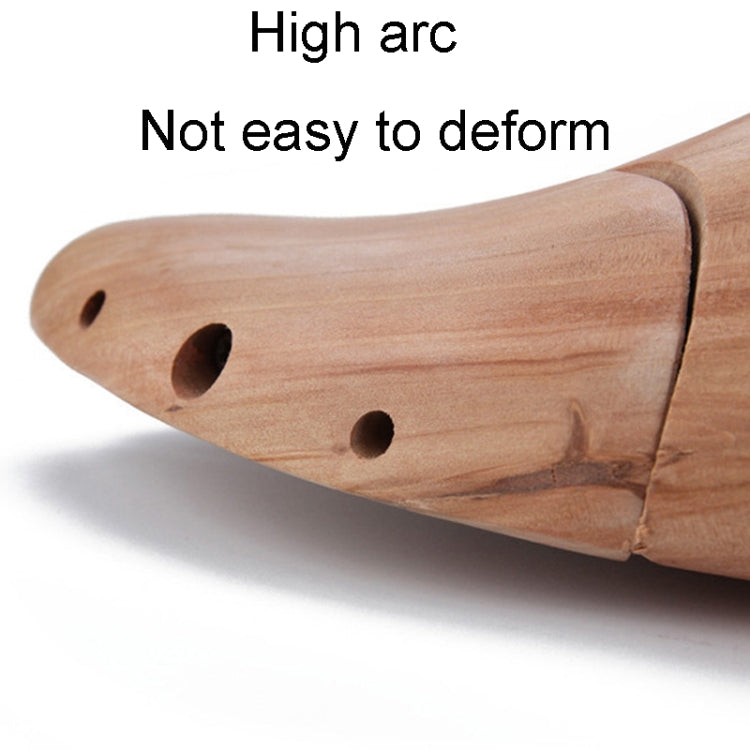 1pair Dutchwood Shoe Stretcher Expander Adjustable Anti-Wrinkle Shoe Last, Size: 43/44