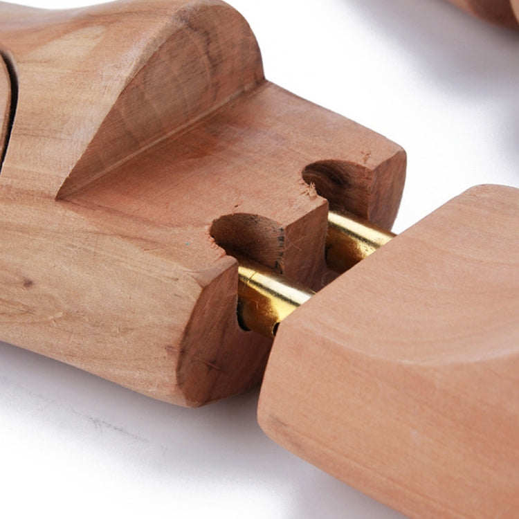 1pair Dutchwood Shoe Stretcher Expander Adjustable Anti-Wrinkle Shoe Last, Size: 43/44