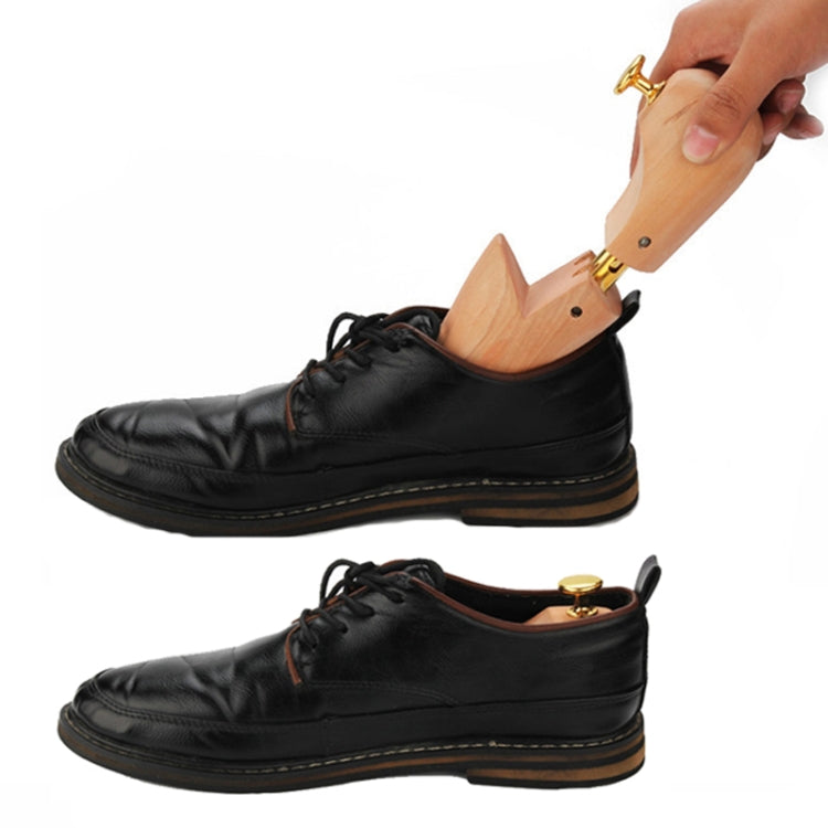 1pair Dutchwood Shoe Stretcher Expander Adjustable Anti-Wrinkle Shoe Last, Size: 43/44