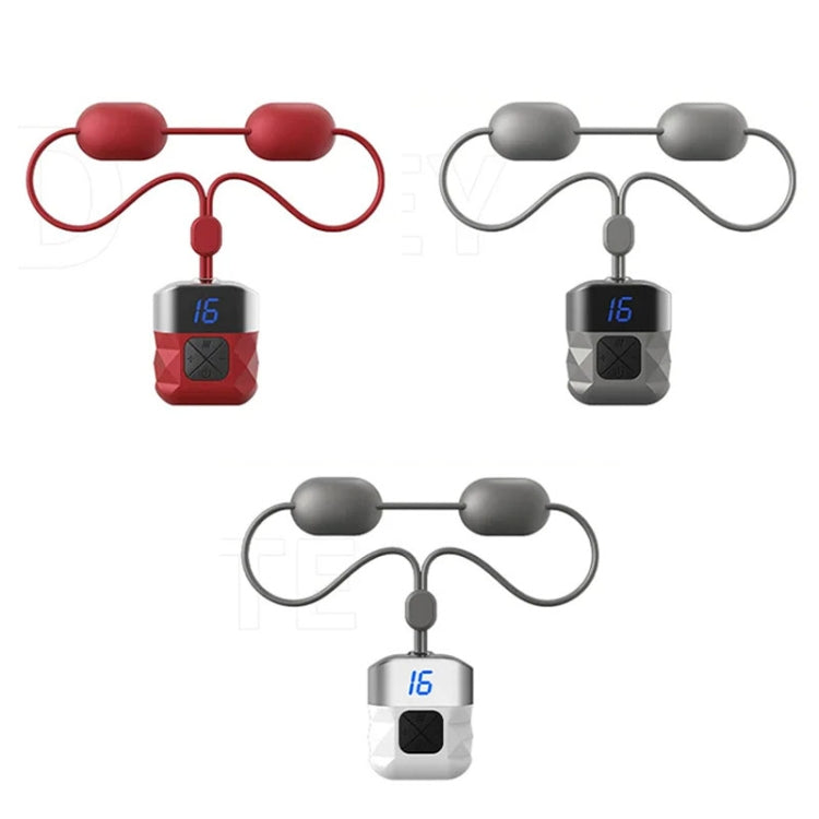 Mini Hanging Neck EMS Pulse Cervical Massager Shoulder and Neck Physiotherapy Instrument(Red)