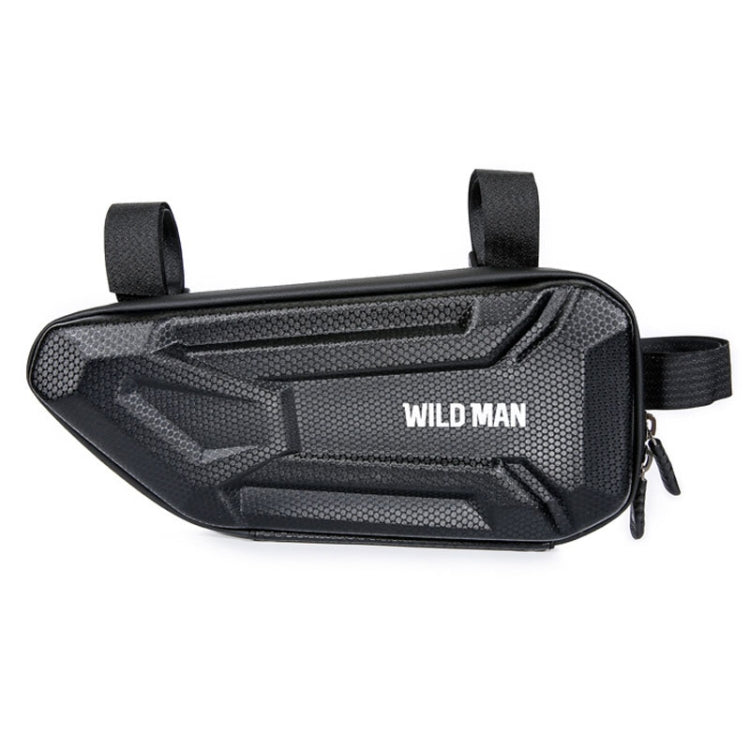 WILD MAN XT4 1.2L EVA Hard Shell Bicycle Triangle Bag Electric Vehicle Side Bag(Sun Pattern)
