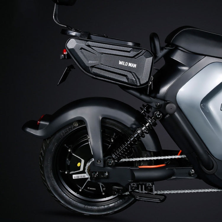 WILD MAN XT4 1.2L EVA Hard Shell Bicycle Triangle Bag Electric Vehicle Side Bag(Sun Pattern)