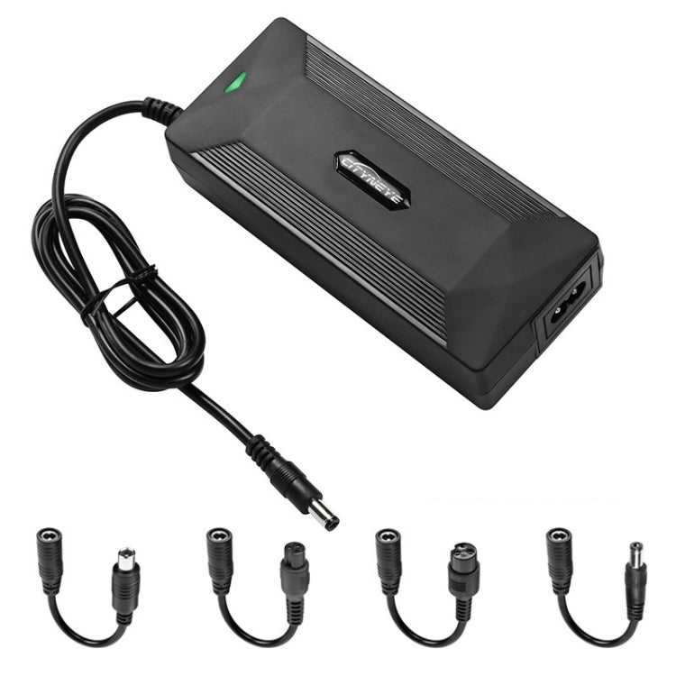 42V 2A Electric Bike Scooter Lithium Battery Charger With 4 Adapter Line US Plug