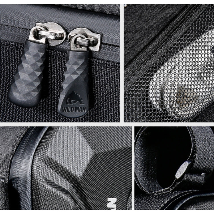 WILD MAN XT9 1.8L EVA Hard Shell Bike Front Beam Triangle Bag Electric Vehicle Waterproof Bag(Sun Pattern)