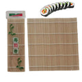 23 x 22cm  Bamboo Sushi Roll Non Adhesive Sushi Curtain(White)