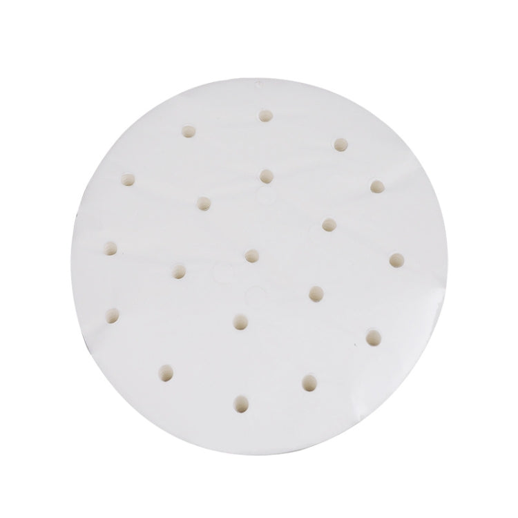 100pcs /Pack Steamer Paper Non-Stick Disposable Grease-Proof Paper Round Air Fryer Pad, Size: 9 Inches (22.86cm)