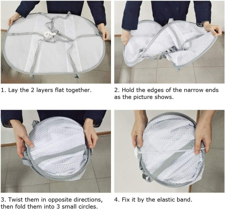 Foldable Drying Clothes Net Hanging Sweater Drying Rack, Spec: 61 x 76cm 3 Layers