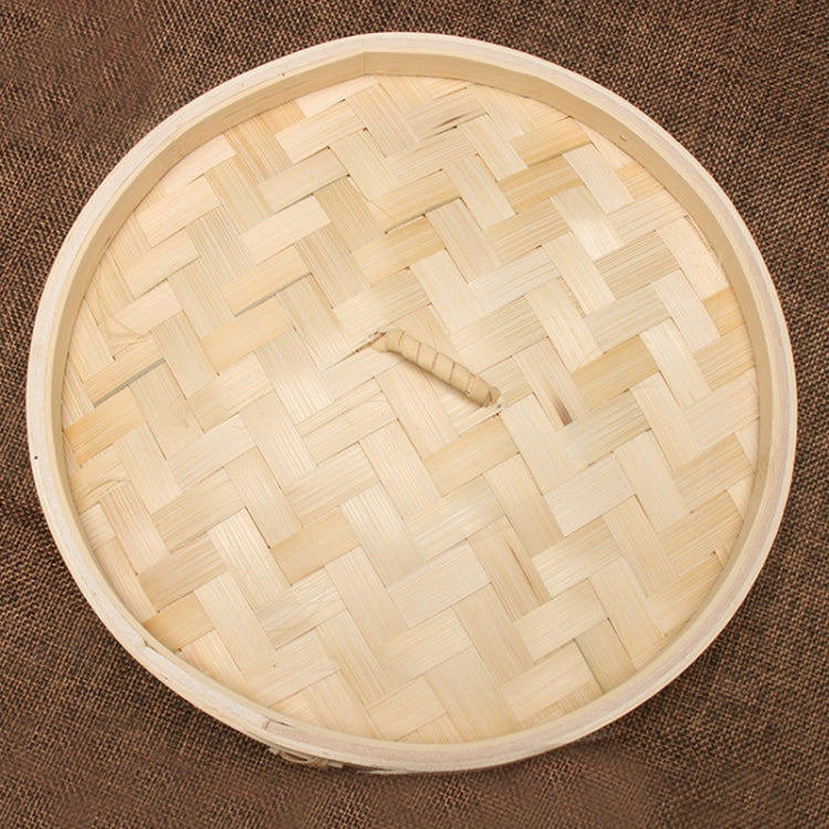 Bamboo Bun Steamer Food Veggie Steamer Basket, Size: 21cm Cover