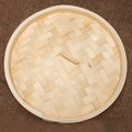 Bamboo Bun Steamer Food Veggie Steamer Basket, Size: 21cm Cover