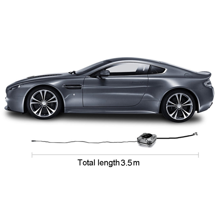 19 Cylinders Car Intelligent Digital Display Inflator Pump Portable Car Tire Pneumatic Engine(Silver)