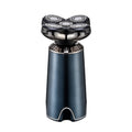 Men Multifunctional Electrical Shaver Rechargeable 5-Blade Shaving Razor(Dark Blue)