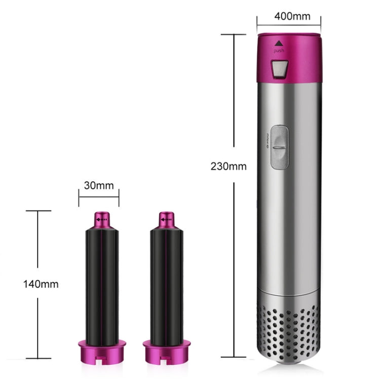 5 In 1 Hot Air Comb Automatic Curling Iron Square Model Hair Styling Comb Curling And Straightening, Plug: EU Plug